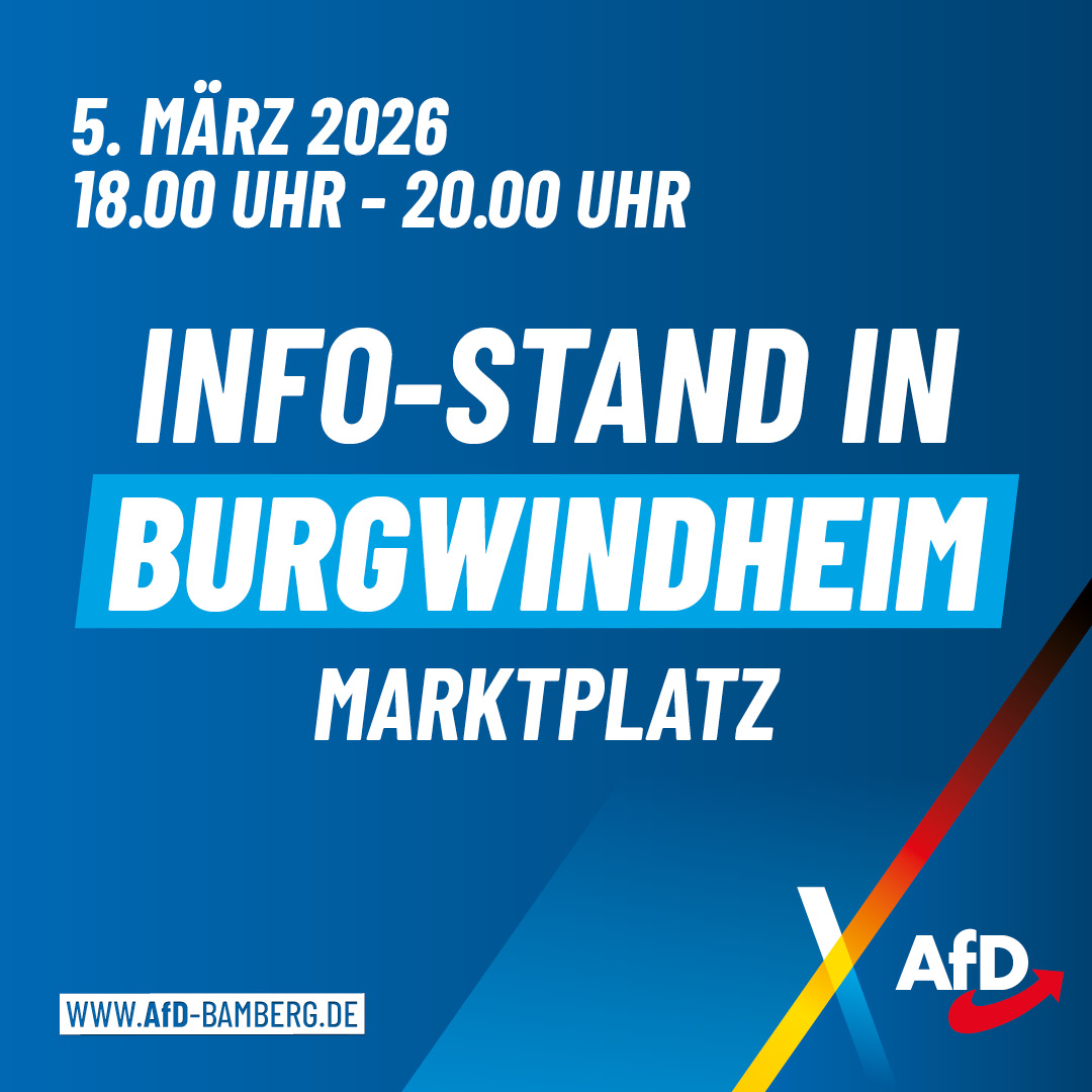 Infostand in Burgwindheim