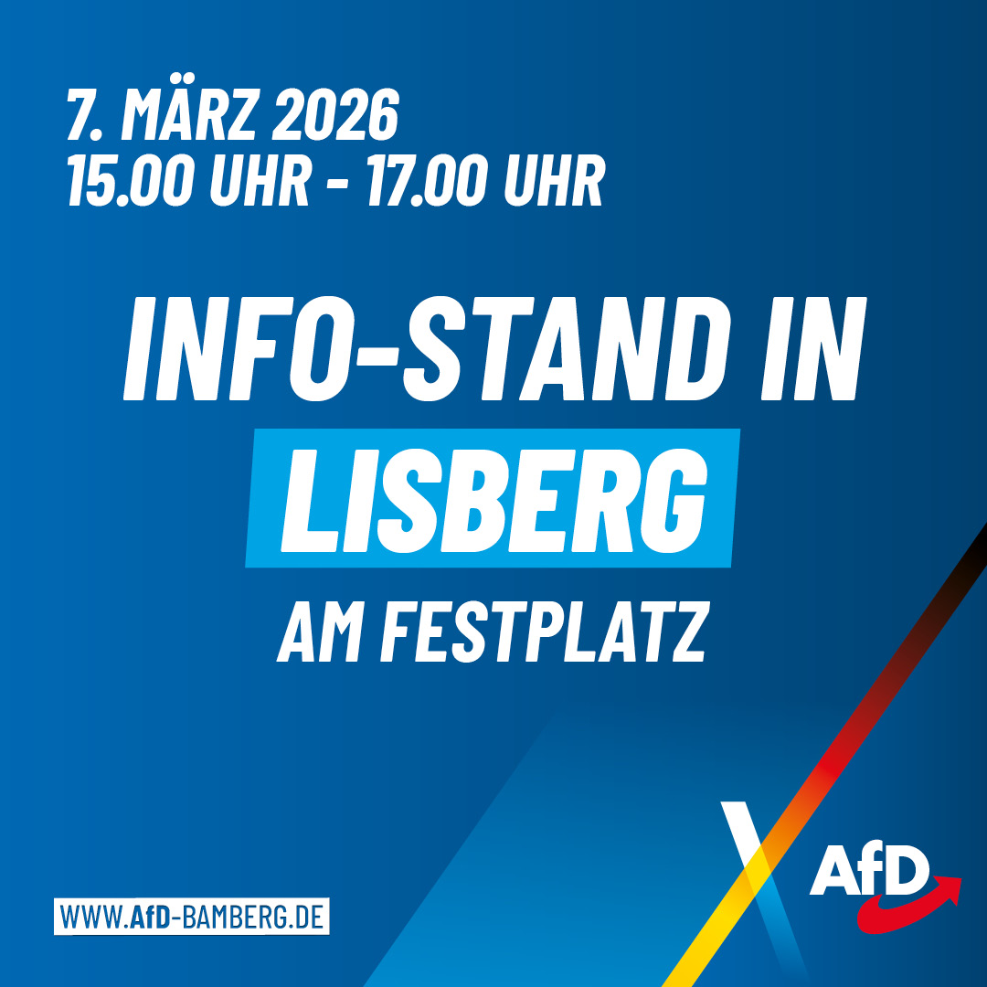 Infostand in Lisberg