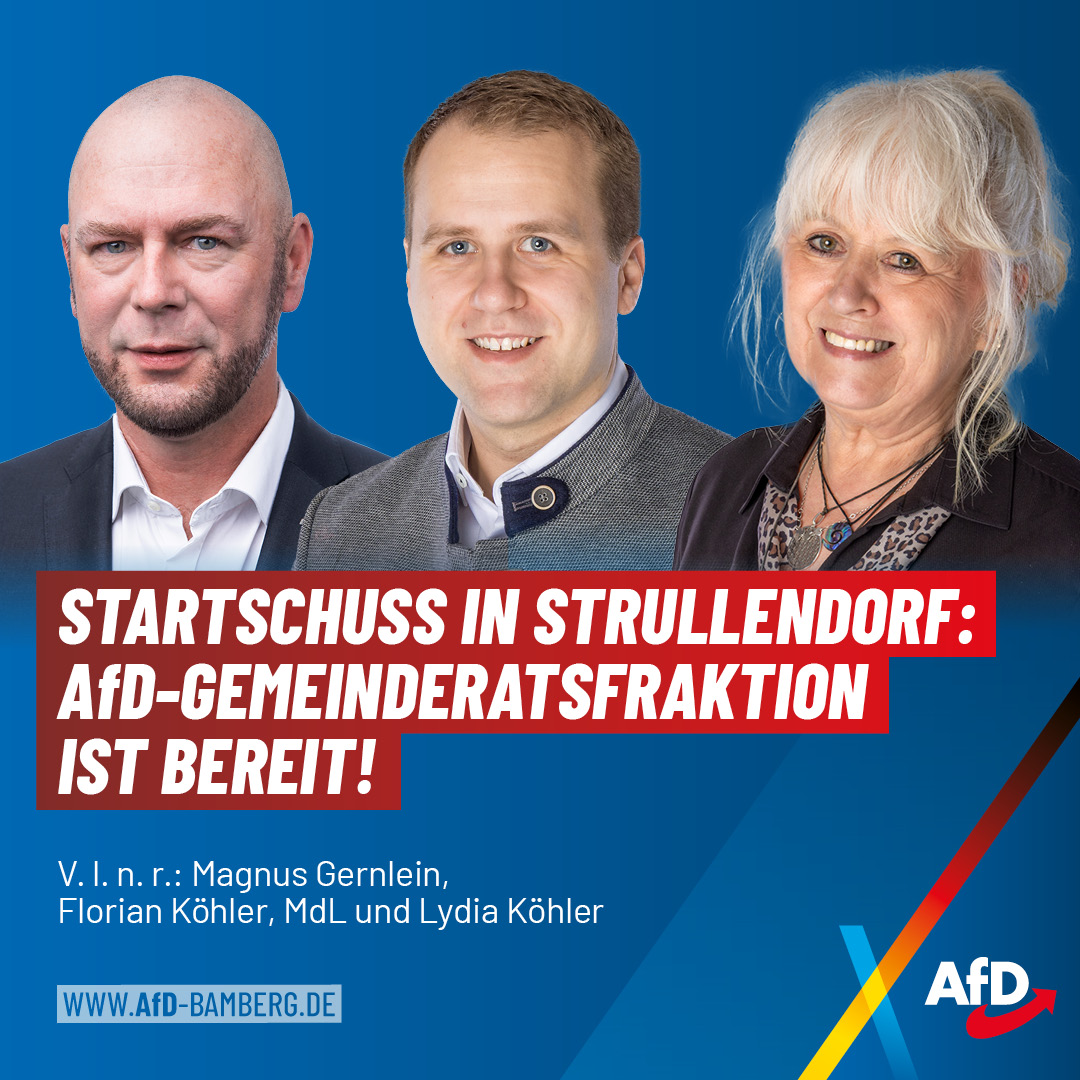 Startschuss in Strullendorf: AfD-Gemeinderatsfraktion ist bereit!