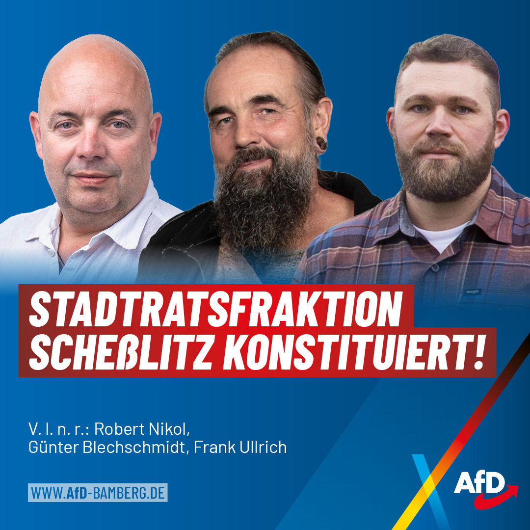 Neue Impulse für Scheßlitz: AfD-Stadtratsfraktion konstituiert